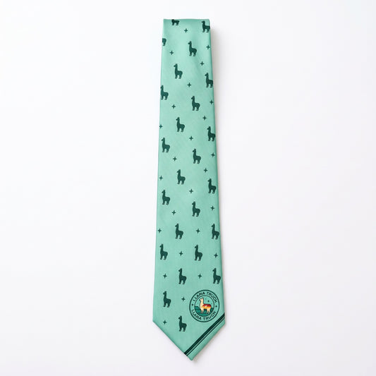 LLAMA Merch Premium Silk Patterned Necktie