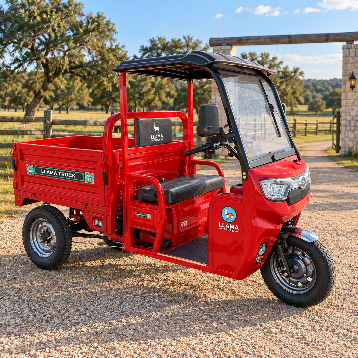 LLAMA Truck Vector – Canopy Electric Utility Trike & Maintenance Cart