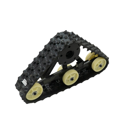 Llama Truck rubber track conversion kit solo view showing internal rollers.