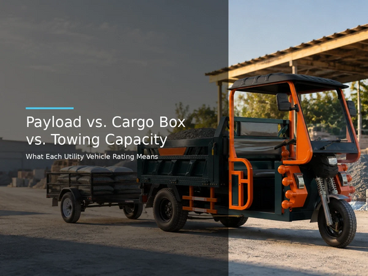 Utility Vehicle Payload vs Cargo Box vs Towing Capacity: What Each Rating Means