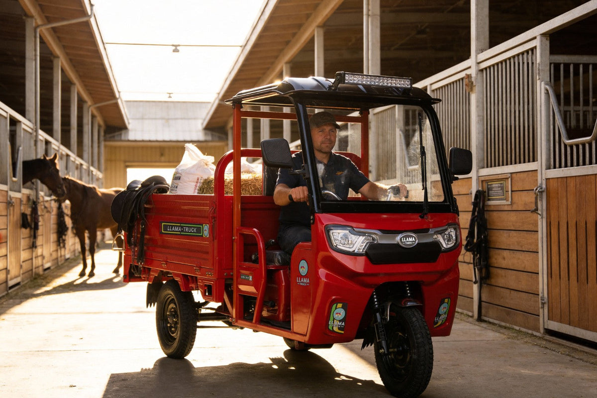 The $4,799 Question: Why Smart Warehouses Are Ditching Gas for the Llama Truck Vector