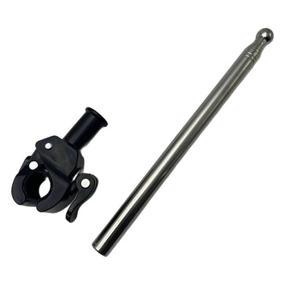 LLAMA TRUCK Extendable Flagpole with Alligator Clip