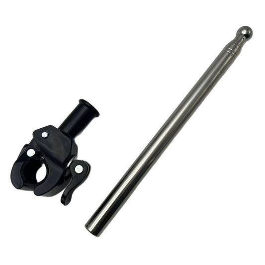 LLAMA TRUCK Extendable Flagpole with Alligator Clip