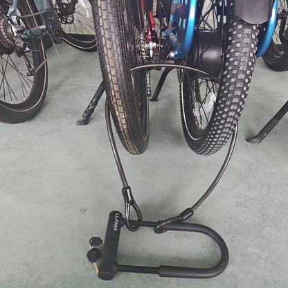 LLAMA TRUCK Heavy-Duty Portable Bike Lock Set