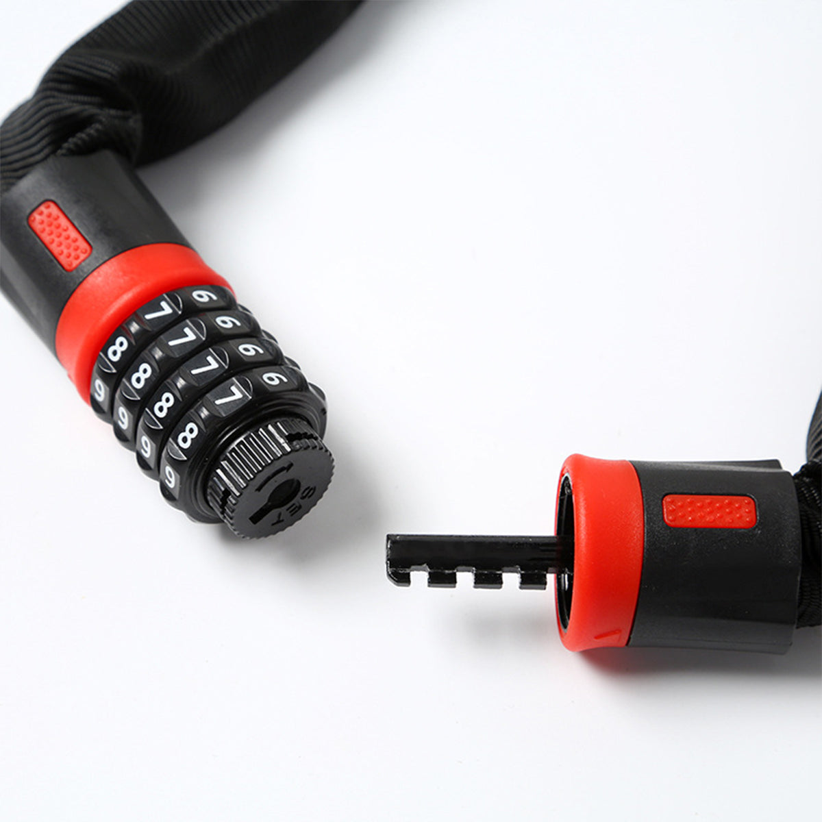 LLAMA TRUCK Modern Minimalist Bike Chain Lock with Combination Code