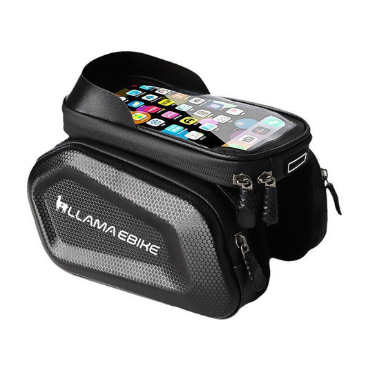 LLAMA TRUCK Waterproof Front Frame Bag with Phone Holder