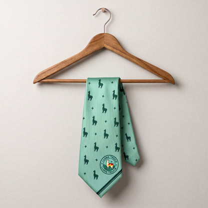 LLAMA Merch Premium Silk Patterned Necktie
