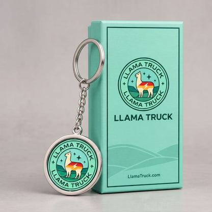 LLAMA Merch Collector's Metal Keychain