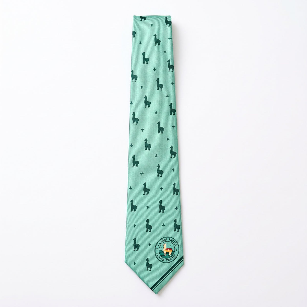 LLAMA Merch Premium Silk Patterned Necktie