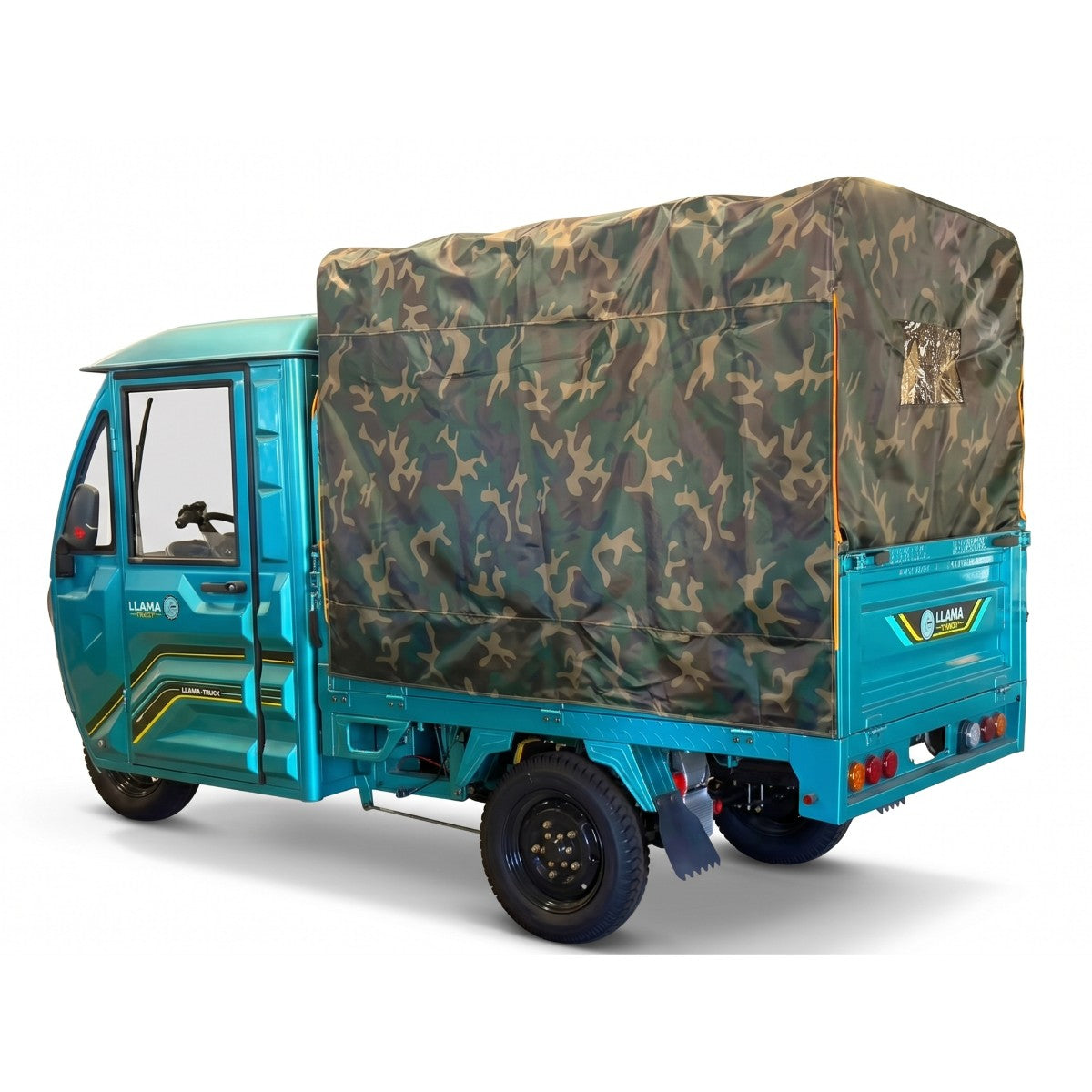 Llama Truck Heavy-Duty Retractable Cargo Canopy - Weatherproof Accordion Style Cover