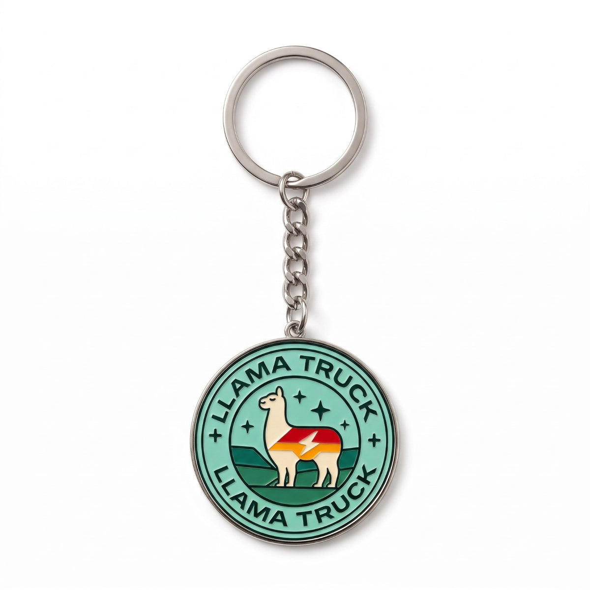 LLAMA Merch Collector's Metal Keychain