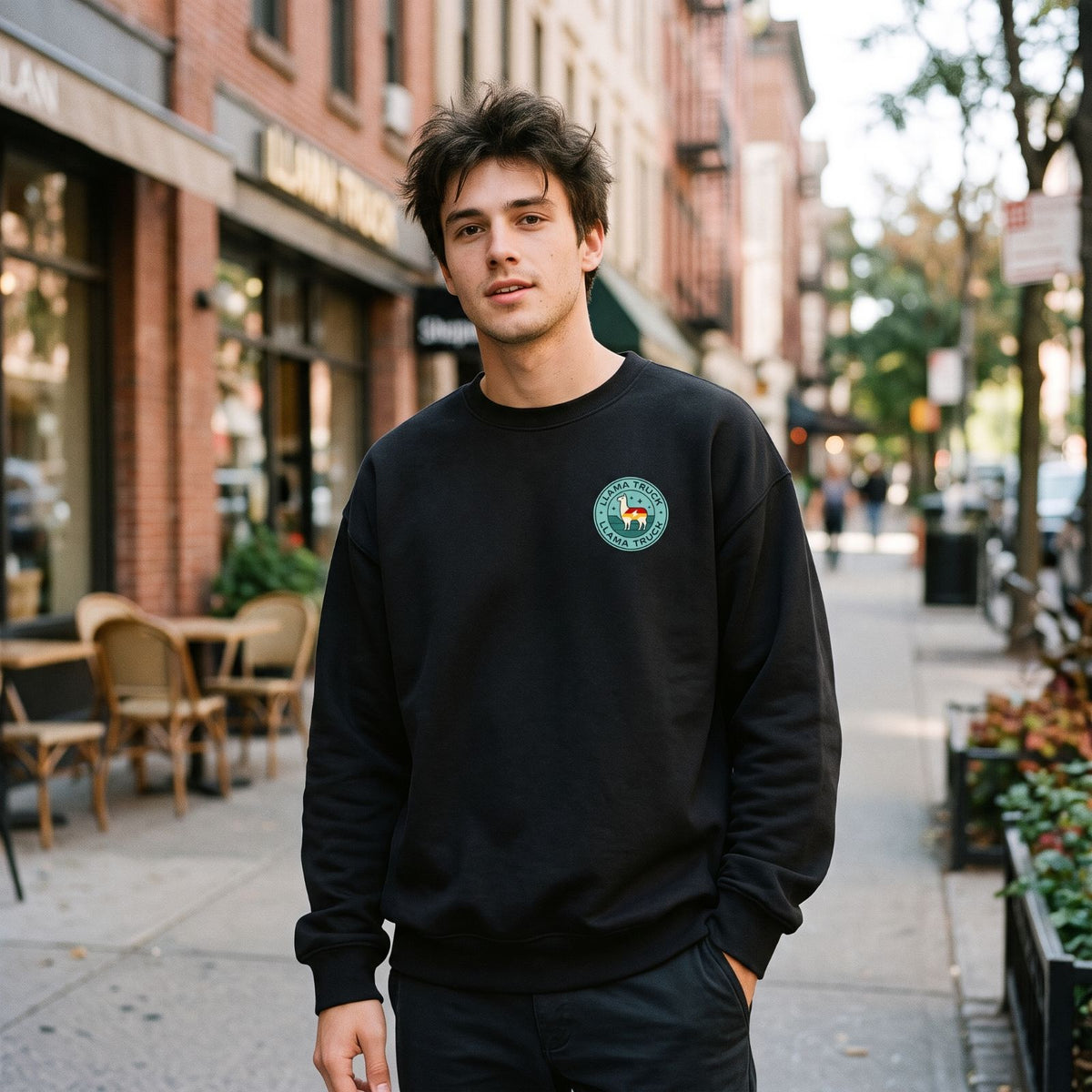 LLAMA Merch Classic Crewneck Sweatshirt