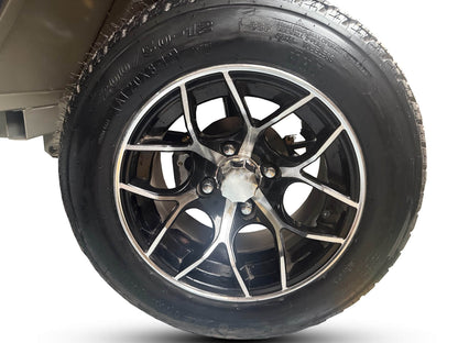 Llama Truck Apex Wheel Upgrade Set with AT 20x8-12 Multi-Surface Tires installed on vehicle.