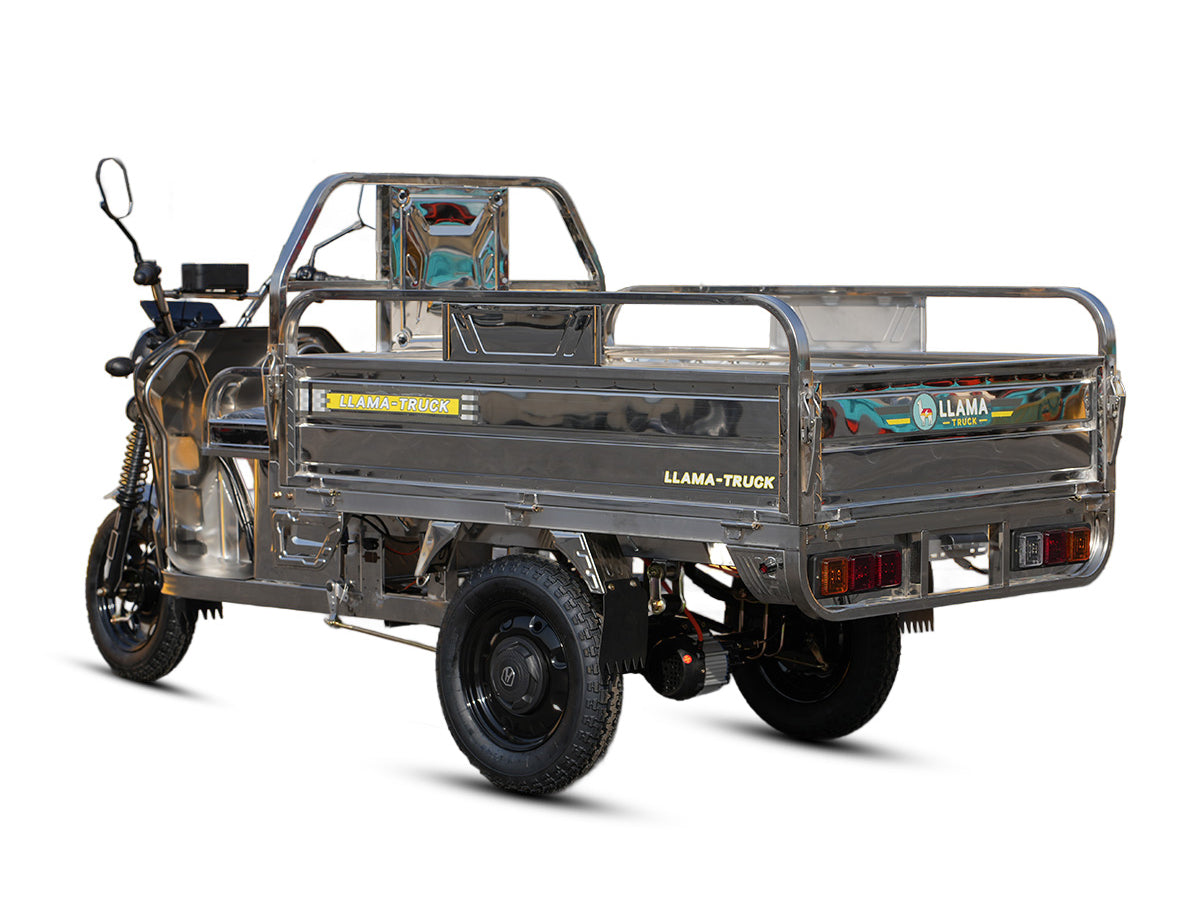 LLAMA Truck Platinum Stainless Steel 3-Wheel Electric Utility