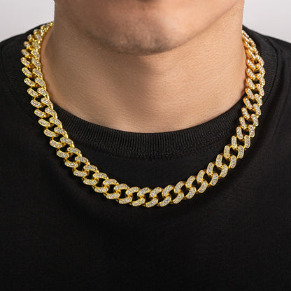 Llama The "Patriot" Iced-Out Cuban Link Chain