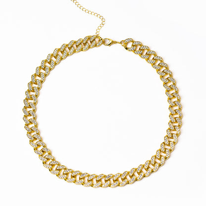Llama The "Patriot" Iced-Out Cuban Link Chain