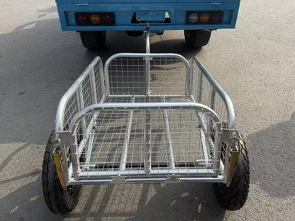 LLAMA Heavy-Duty Utility Trailer - Large Capacity All-Terrain Tow-Behind Cart with Suspension