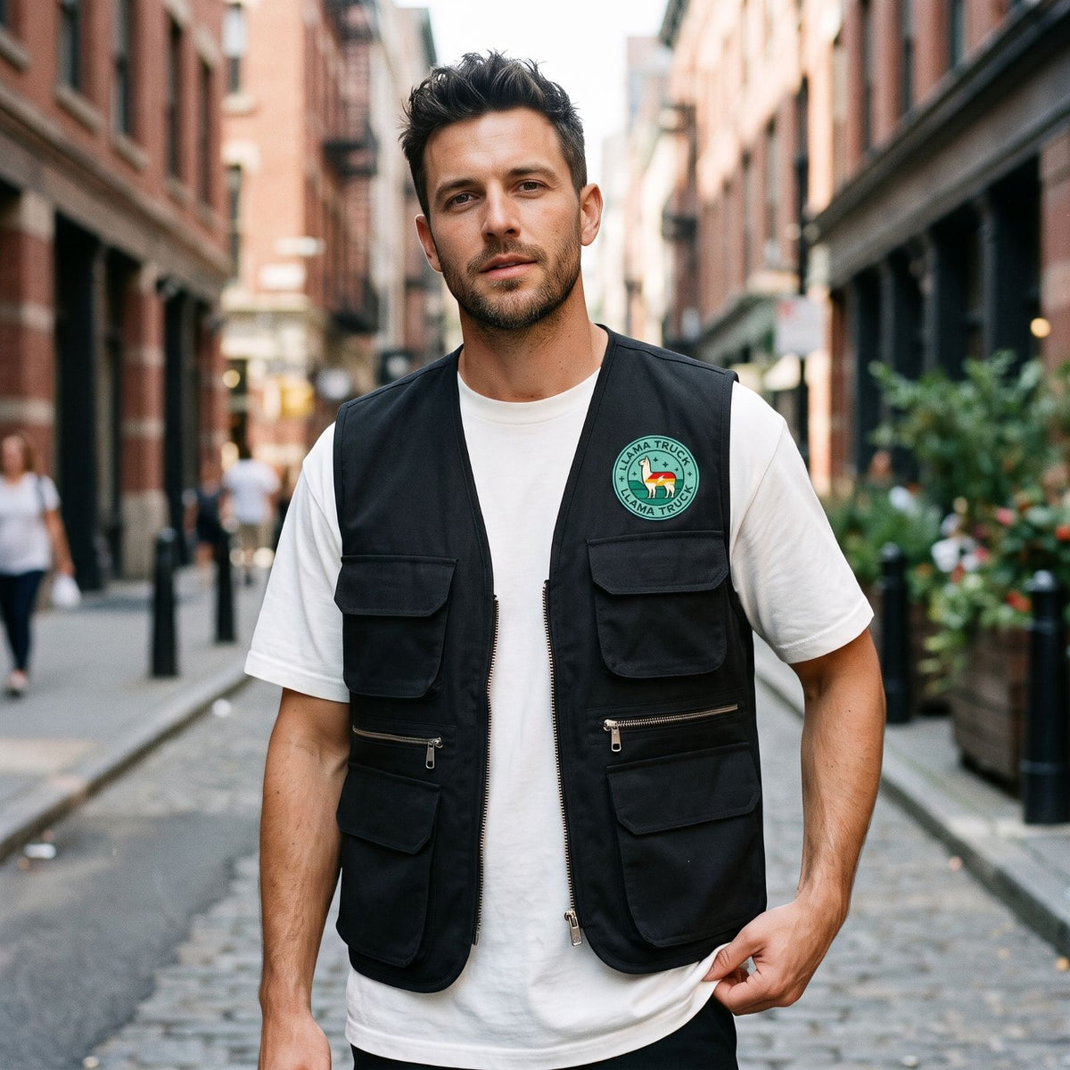 LLAMA Merch Multi-Pocket Utility Vest