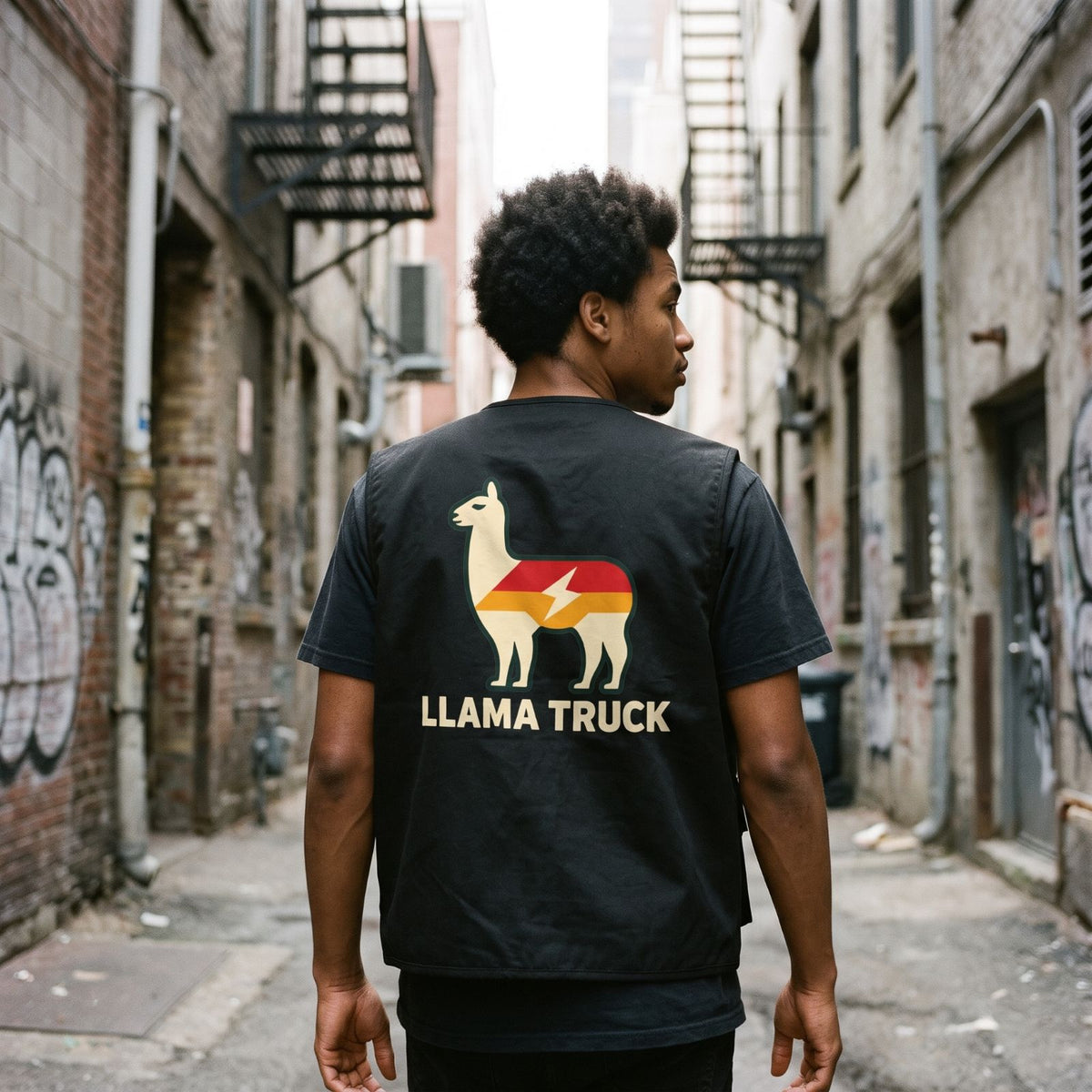 LLAMA Merch Multi-Pocket Utility Vest