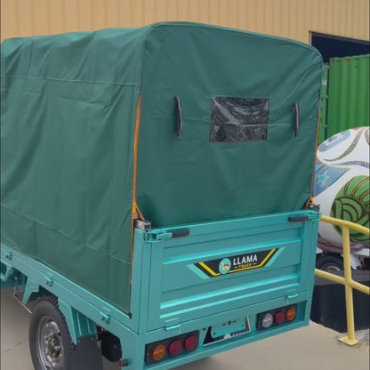 Heavy-Duty Retractable Cargo Canopy for Llama Truck - Weatherproof Accordion Style Cover